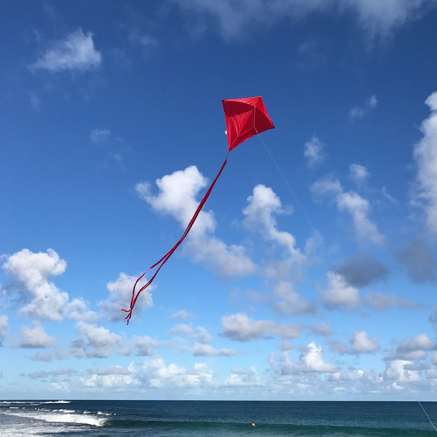 30" Solid Diamond Kite - Red