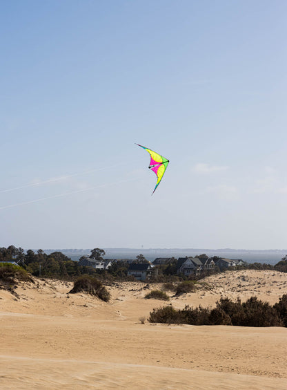 KHK Exclusive Prism Nexus 2.0 Dual Line Stunt Kite - LK Neon