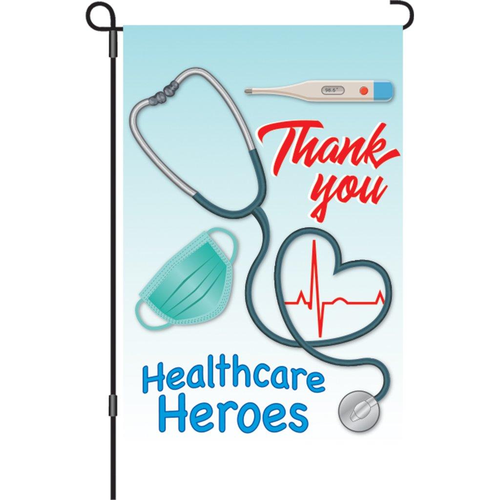 12&quot; Flag - Healthcare Heroes