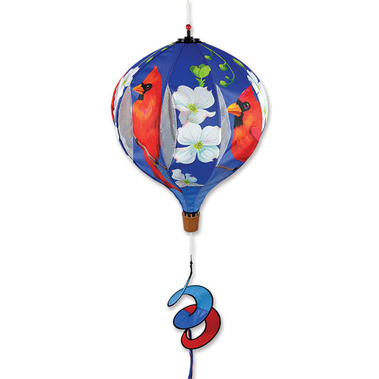 22" Pop-Open Hot Air Balloon - Cardinal and Dogwoods