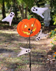 10 in. WhirliGig Spinner - Pumpkin