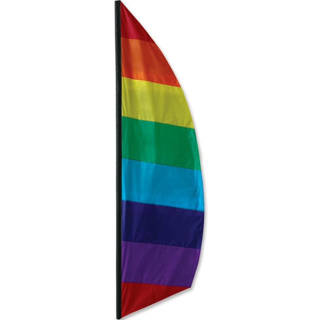 8.5ft Rainbow Feather Banner