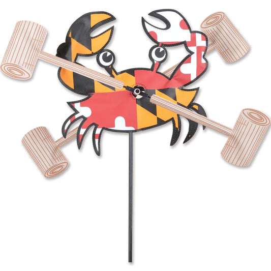 WhirliGig Spinner - 12 in. Maryland Flag Crab