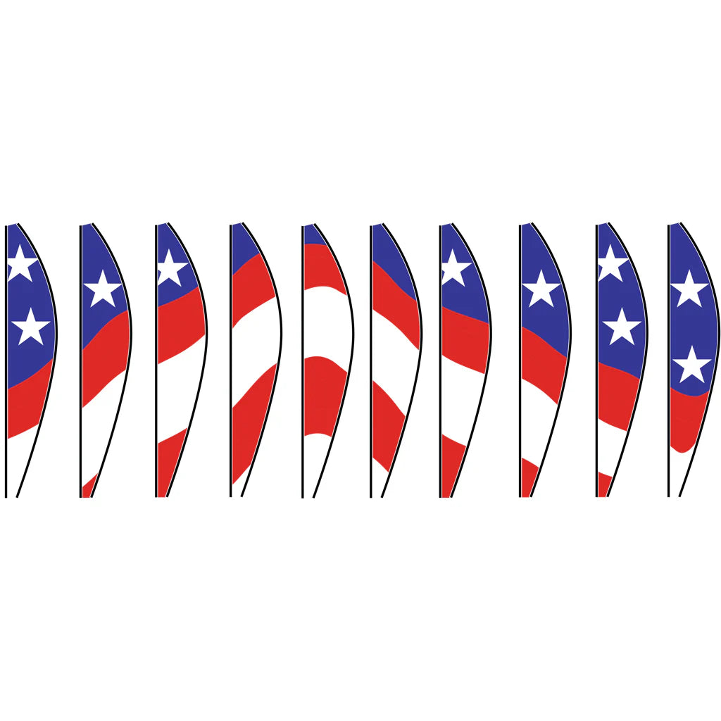 22" Hot Air Balloon - Classic Patriotic