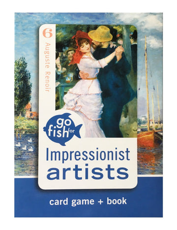 Impressionist Artists Go Fish for Art Cards & Book