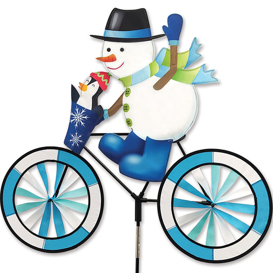 30" Bike Spinner - Snowman