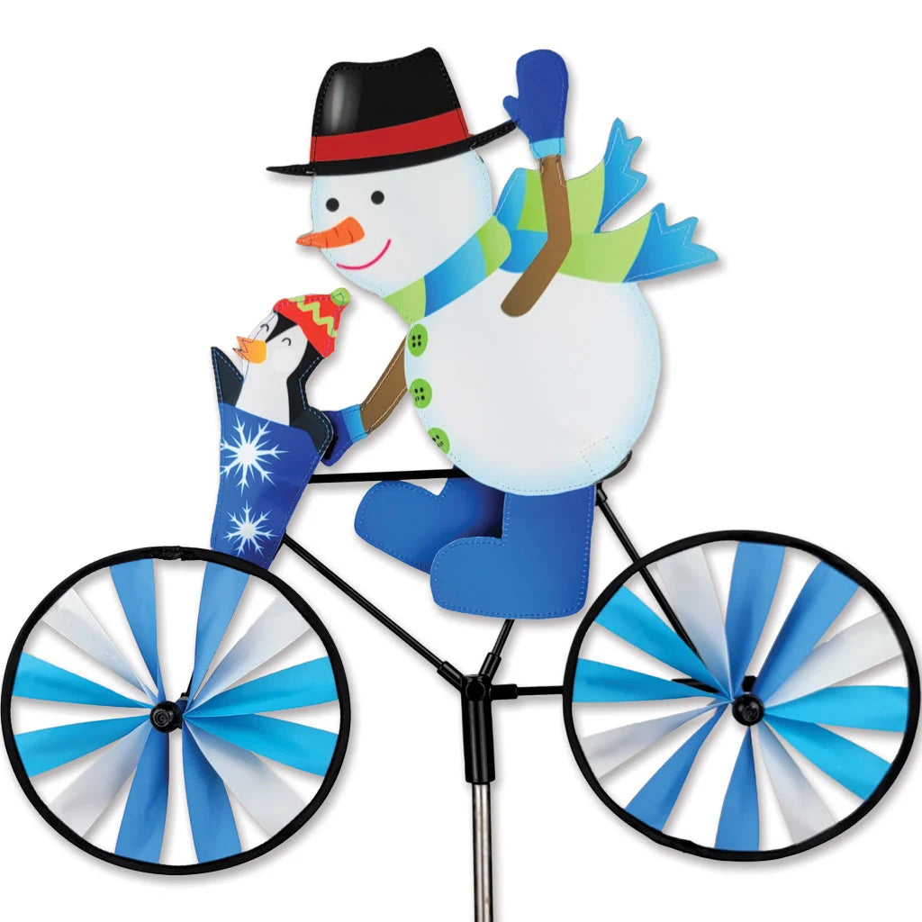 20" Bike Spinner - Snowman