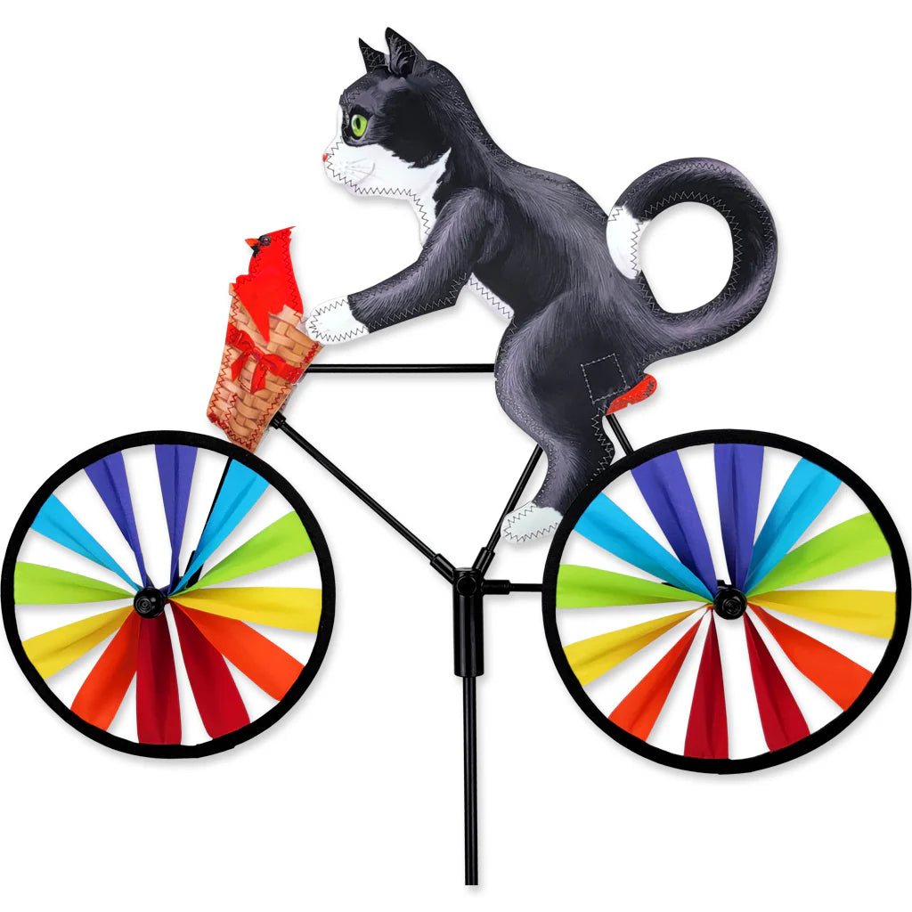 20" Bike Spinner - Tuxedo Cat