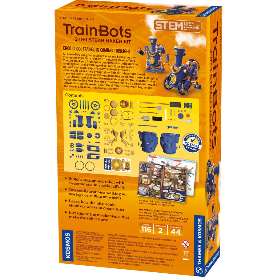 TRAINBOTS: 2-IN-1 STEAM MAKER KIT