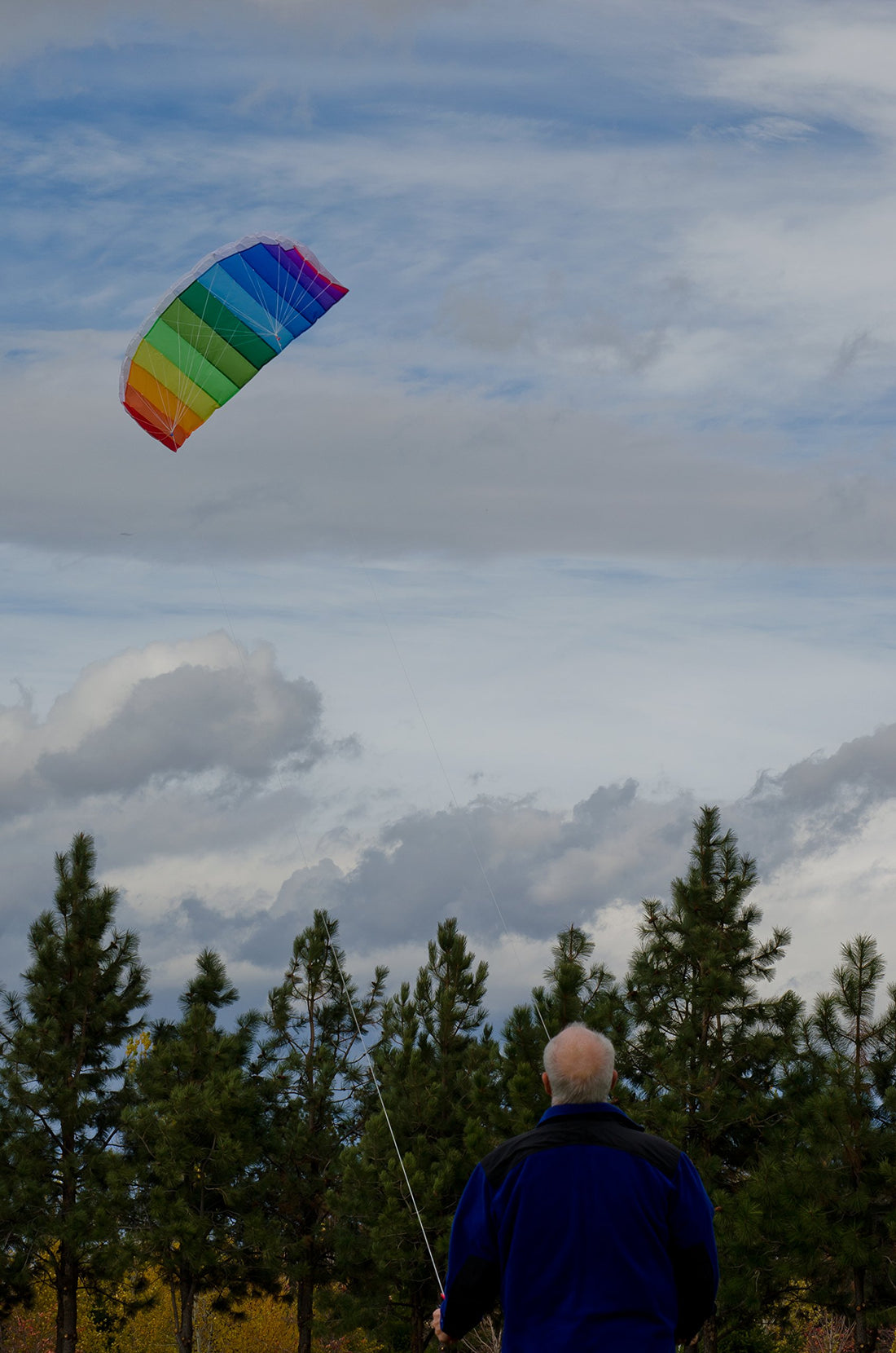 62" Sport Air Foil Kite - Rainbow