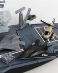 Daron Worldwide Trading Aircraft Carrier BP96243 Playset ,for 36 months to 180 months Gray