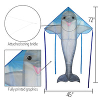 Dolphin Fly-Hi Delta Kite