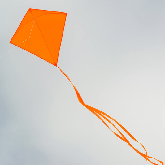 30" Solid Diamond Kite - Orange