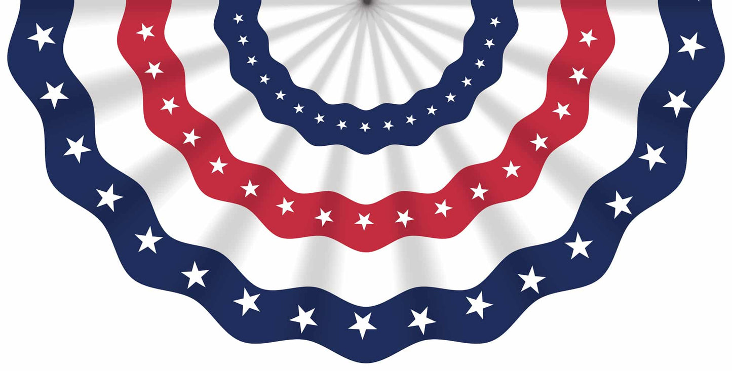 Vinyl Bunting - Stars and Stripes