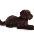 Aurora - Large Brown Super Flopsie - 28" Chocolate Lab