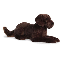 Aurora - Large Brown Super Flopsie - 28" Chocolate Lab