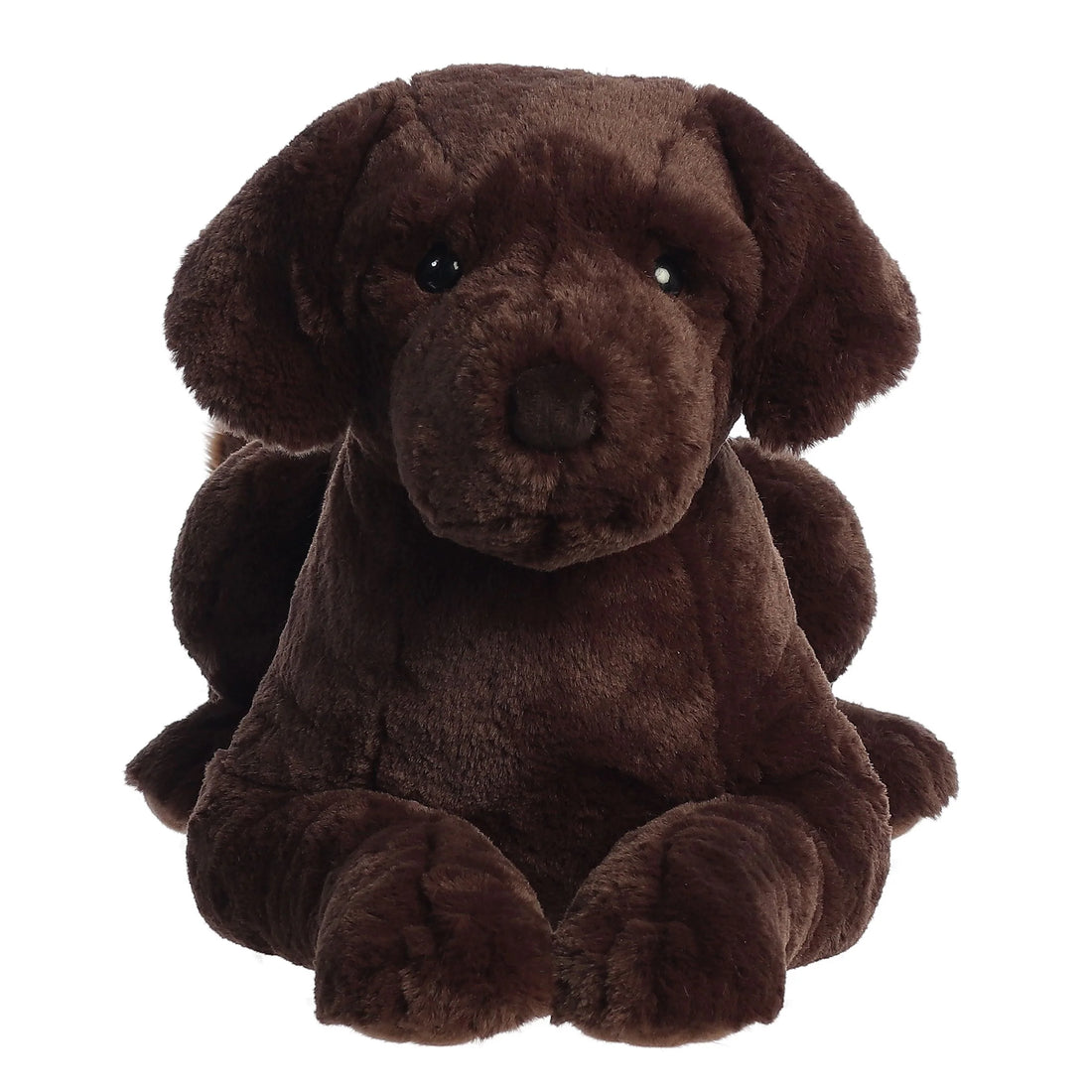 Aurora - Large Brown Super Flopsie - 28" Chocolate Lab