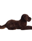 Aurora - Large Brown Super Flopsie - 28" Chocolate Lab