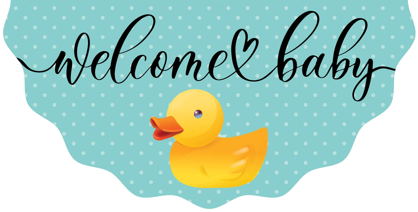 Vinyl Bunting - Welcome Baby