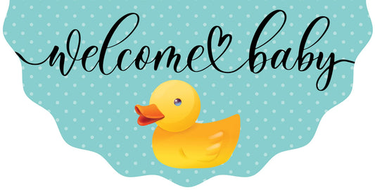 Vinyl Bunting - Welcome Baby