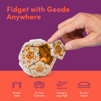 Speks Geode Sphere Magnetic Fidget Toy - Lava