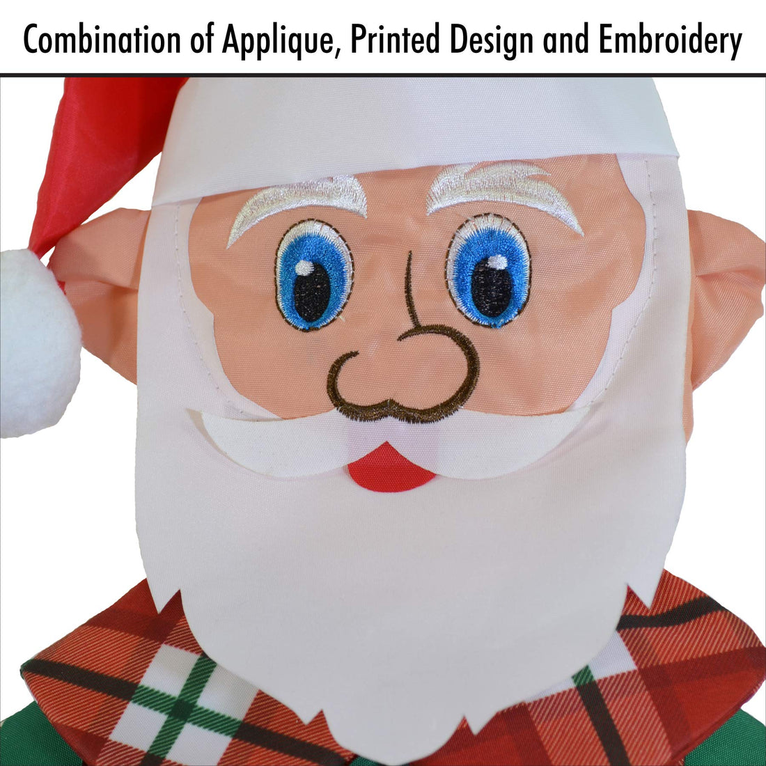 In the Breeze - Hypster Santa 3D Windsock