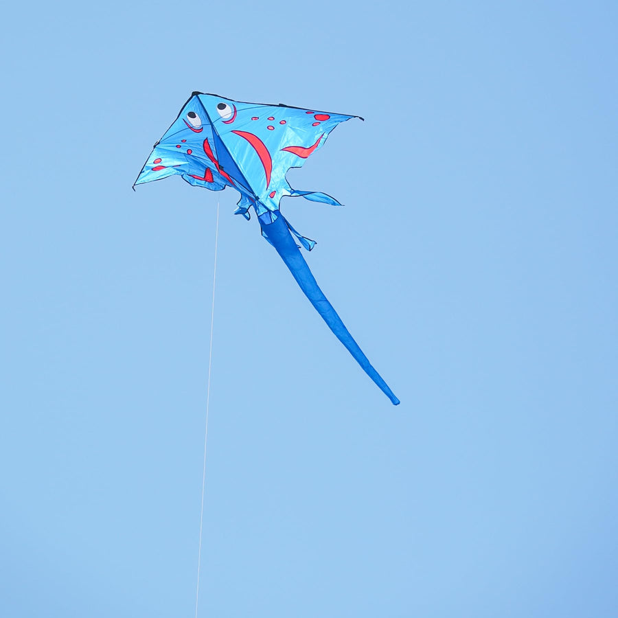 72" Stingray Kite - Blue