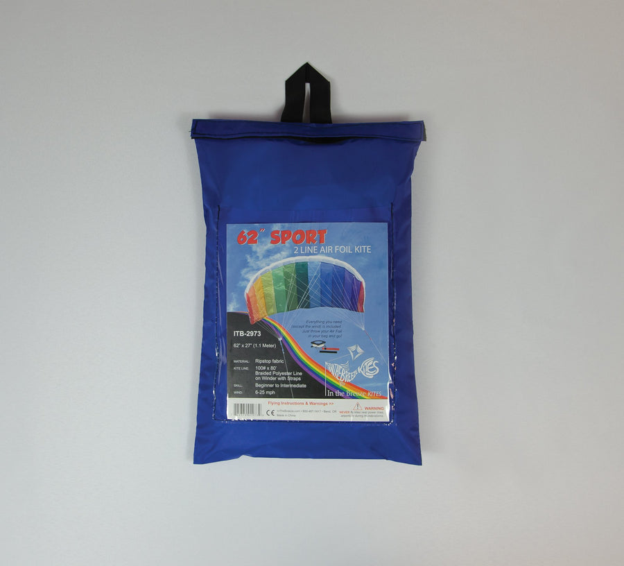 62" Sport Air Foil Kite - Rainbow