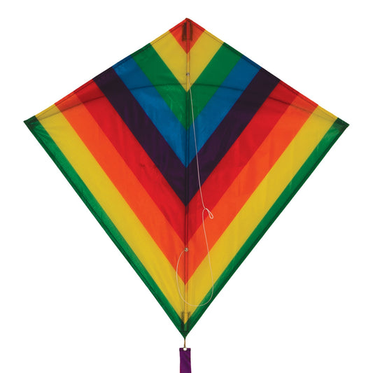 30" Diamond Kite - Rainbow Stripe