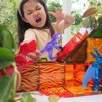 MAGNA-TILES Dino World 40-Piece Set