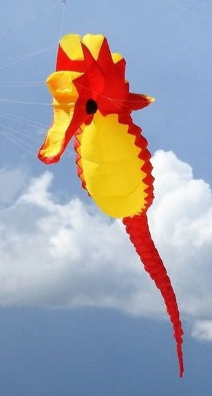 5m Inflatable Seahorse - Red
