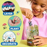 Creativity for Kids Grow 'N Glow Terrarium Kit for Kids - Science Activities for Kids (Packaging May Vary)