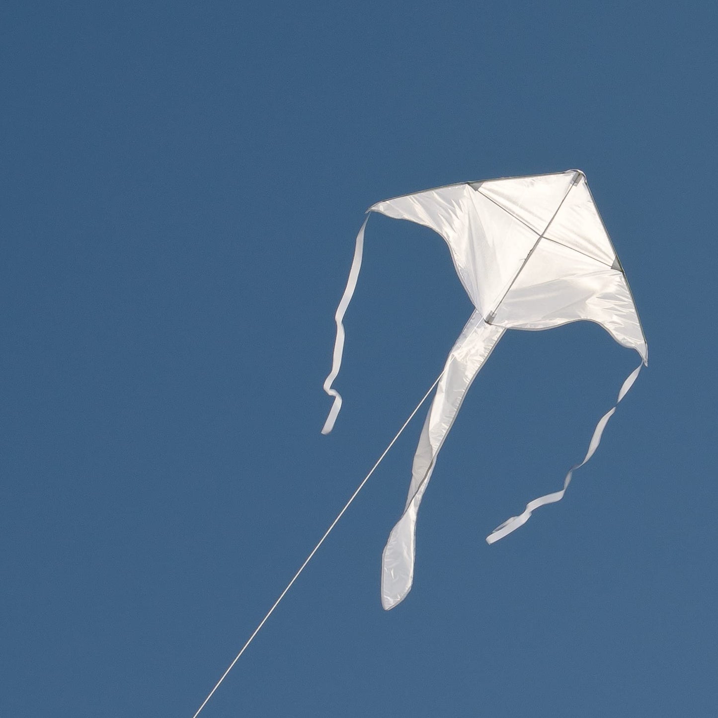 In the Breeze Solid Color Fly-Hi Kites - White