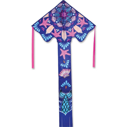 46" Large Easy Flyer Kite - Mermaid Mandala