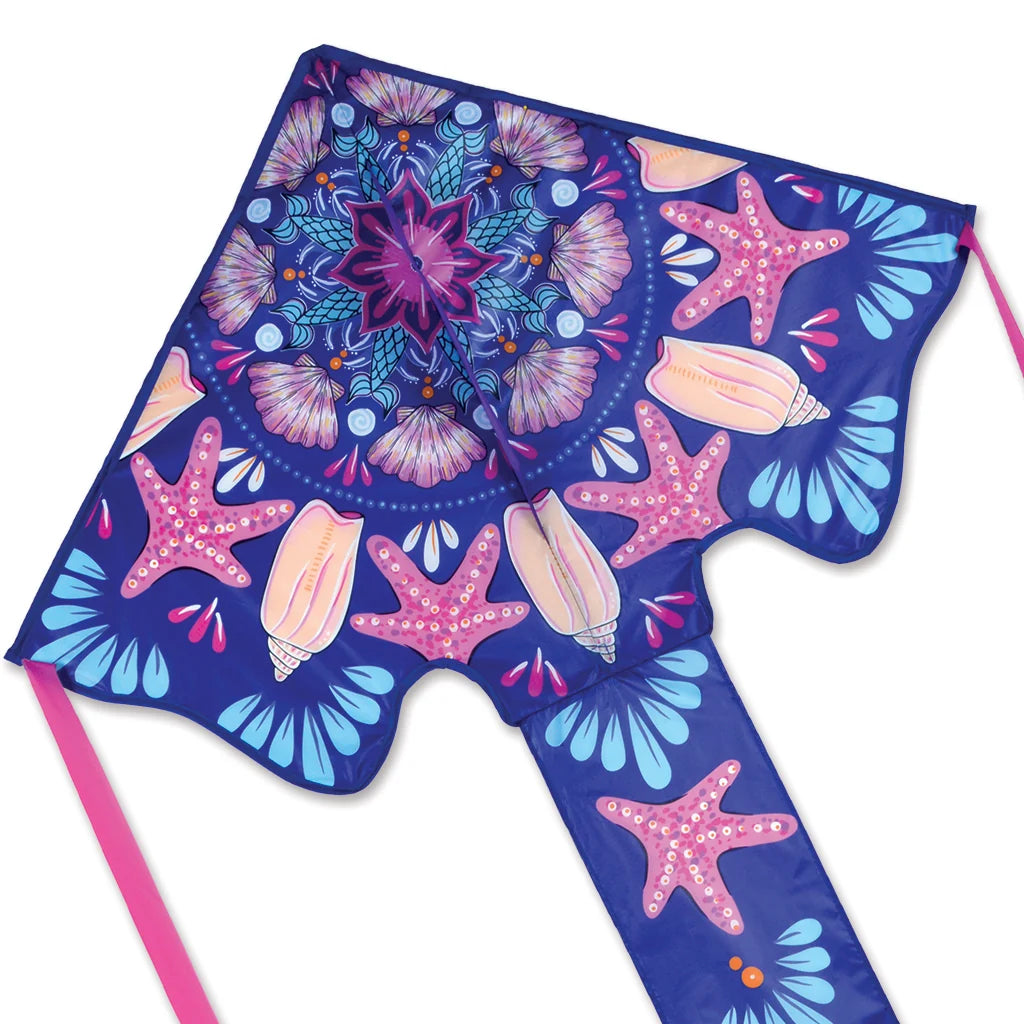 46" Large Easy Flyer Kite - Mermaid Mandala