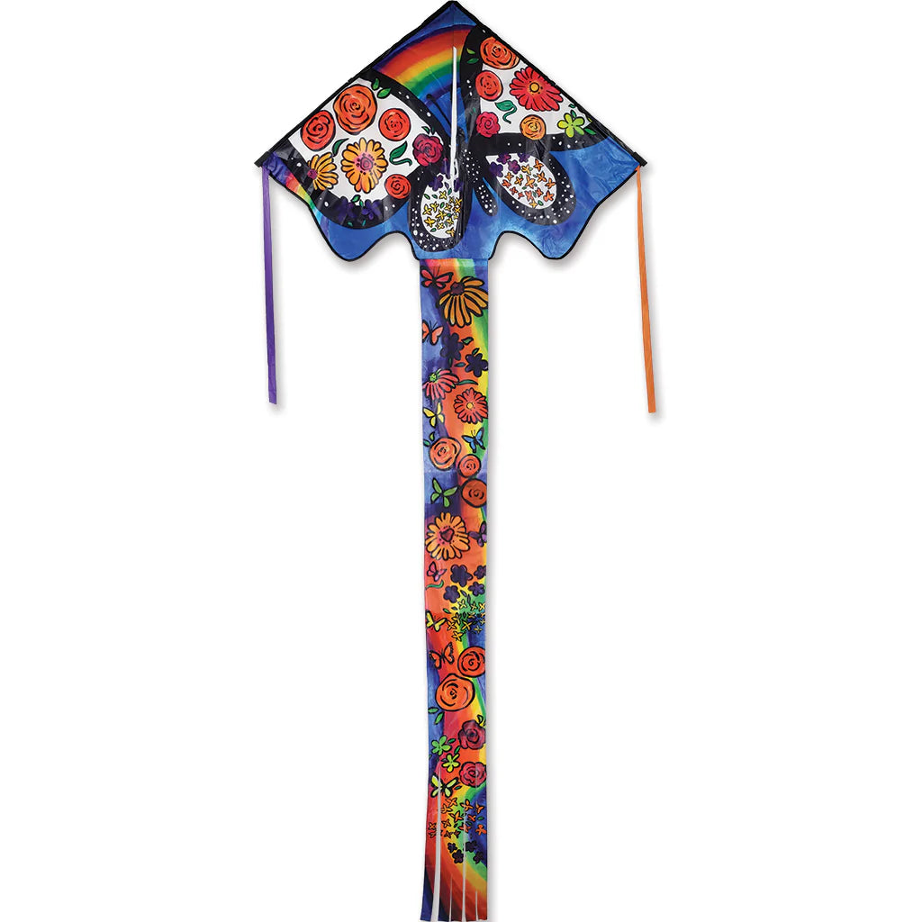 64" Zephyr Kite - Floral Butterfly