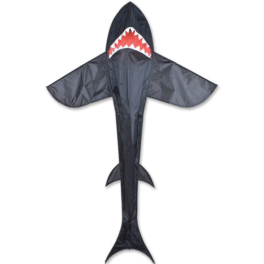 7ft 3D Shark Kite - Black