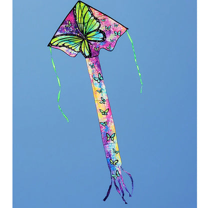 64" Zephyr Kite - Green Butterfly