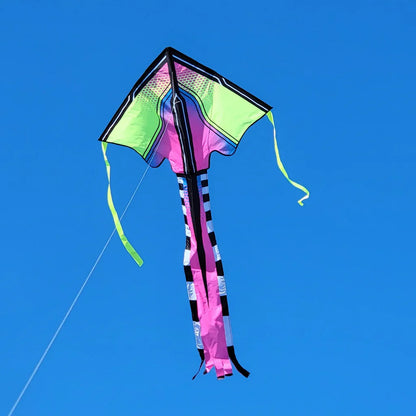 46" Large Easy Flyer Kite - Tropical Neontech