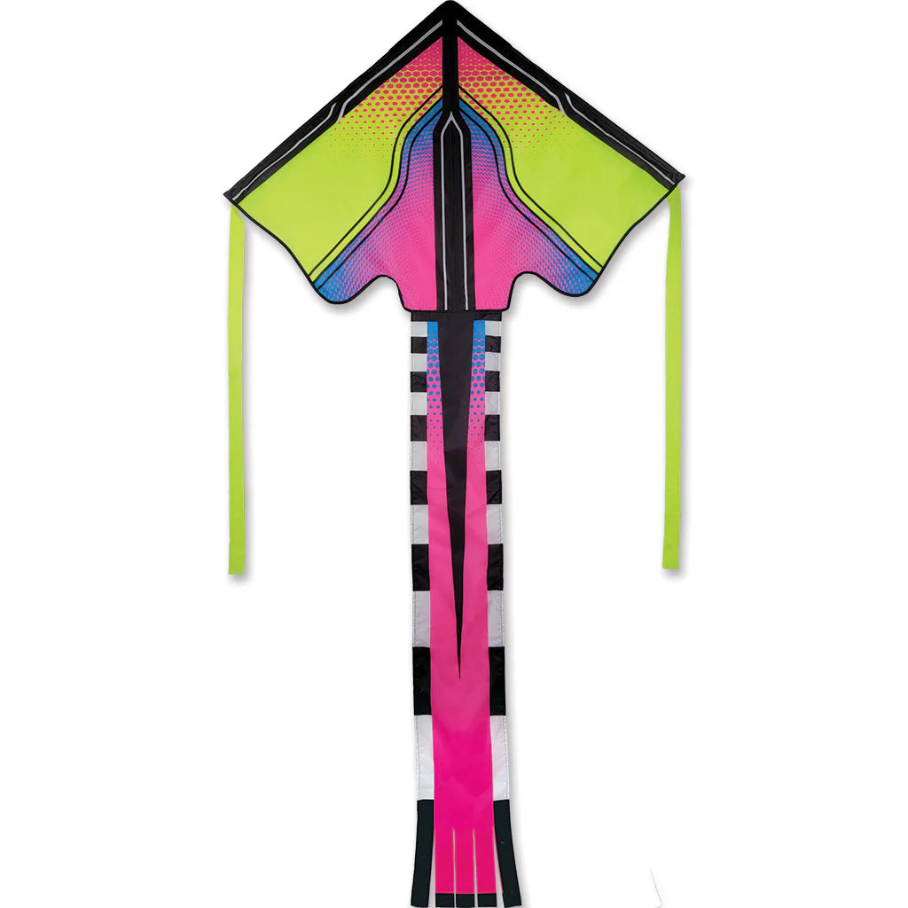 46" Large Easy Flyer Kite - Tropical Neontech