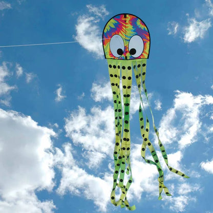 80" Squeaky Octopus Streamer Kite - Tie Dye
