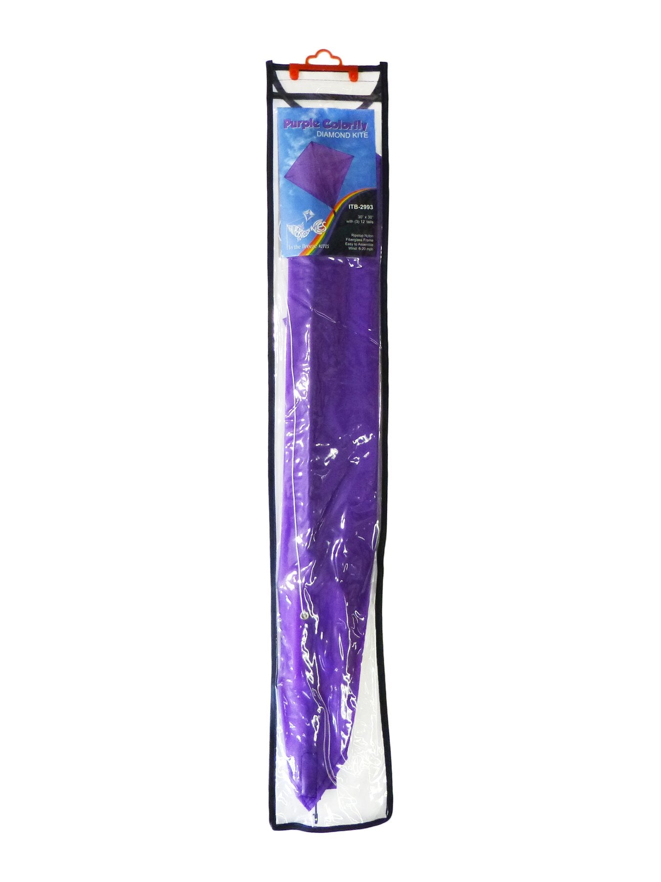30" Solid Diamond Kite - Purple