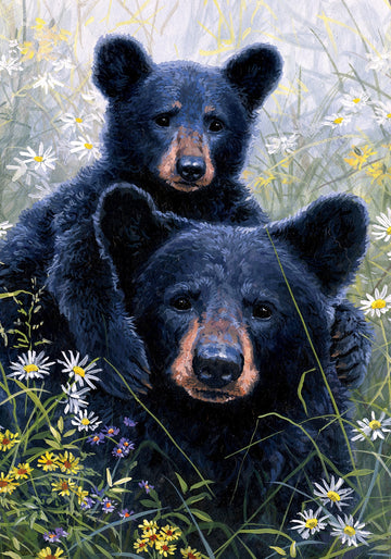 Black Bear Lookout - 12" x 18" Garden Flag