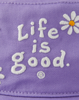 Life is Good Daisy Pattern Bucket Hat