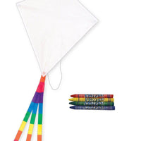 20" Diamond Coloring Kite W/ Crayons