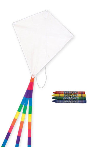 In The Breeze - 20" Diamond Coloring Kite W/ Crayons