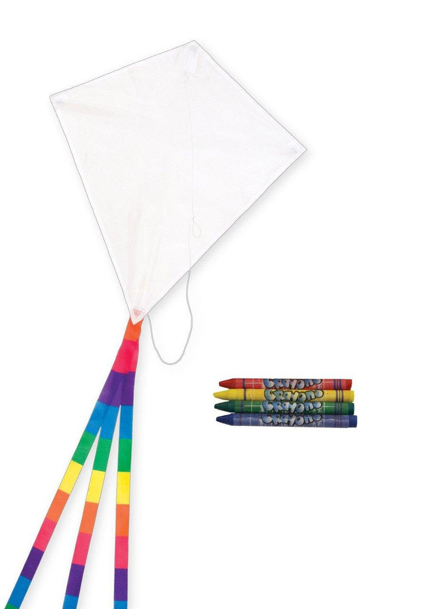 20" Diamond Coloring Kite W/ Crayons