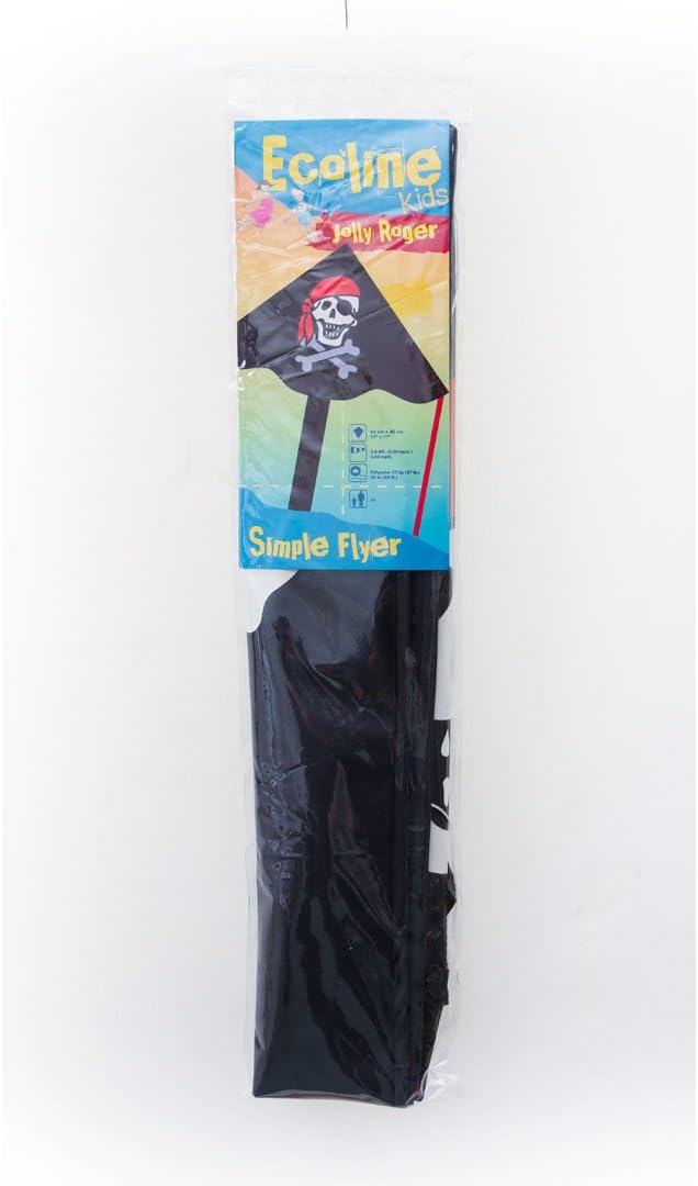 Eco Line Simple Flyers - Jolly Roger Large Delta Kite