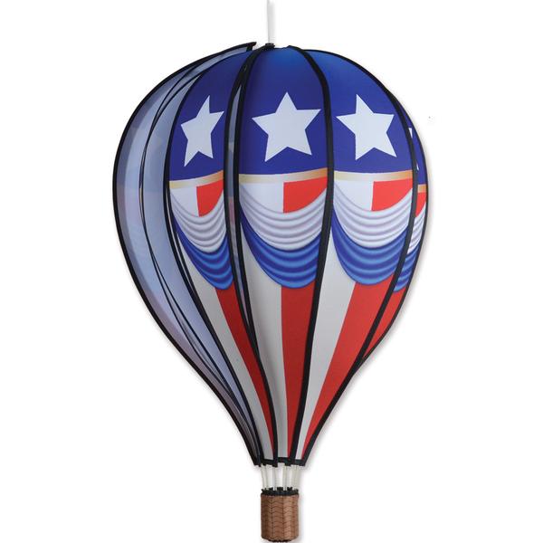 22" Hot Air Balloon - Vintage Patriotic