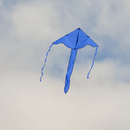 In the Breeze Solid Color Fly-Hi Kites - Blue